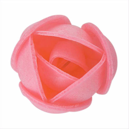 Obrazek RÓŻA WAFLOWA ŚREDNIA RÓŻOWA 140435 ROSE DECOR 