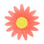 Obrazek MARGARETKA WAFLOWA CZERWONA OP.45SZT. 060250 ROSE DECOR 