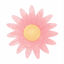 Obrazek MARGARETKA WAFLOWA RÓŻOWA OP.45SZT. 060450 ROSE DECOR
