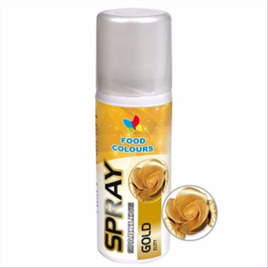 Obrazek BARWNIK SPRAY GOLD S21 50ML FOOD COLOURS 