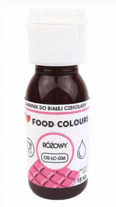 Obrazek BARWNIK DO CZEKOLADY PINK OS-LC-036 18ML FOOD COLOURS 