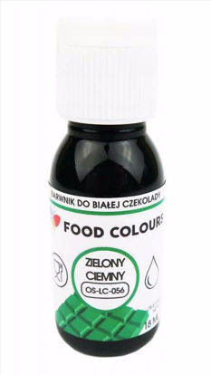 Obrazek BARWNIK DO CZEKOLADY DARK GREEN OS-LC-056 18ML. FOOD COLOURS