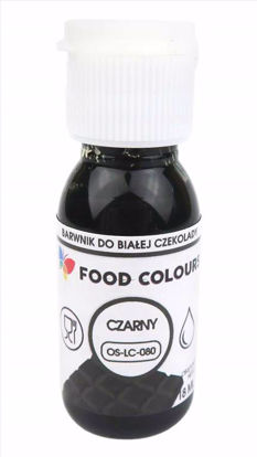 Obrazek BARWNIK DO CZEKOLADY BLACK OS-LC-080 18ML. FOOD COLOURS