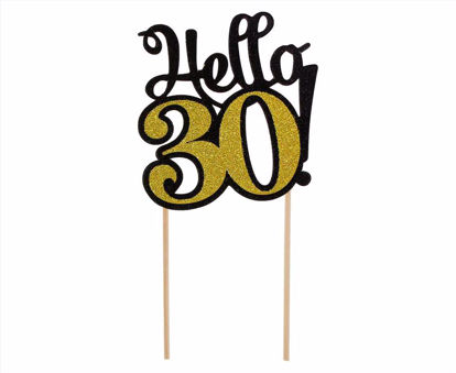 Obrazek DEK .PAPIEROWA TOPPER " HELLO 30" PF-DP30 GODAN