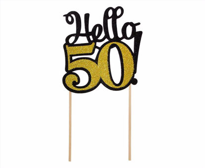 Obrazek DEK .PAPIEROWA TOPPER " HELLO 50" PF-DP50 GODAN