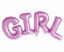 Obrazek BALON FOLIOWY "GIRL" RÓŻOWY GODAN