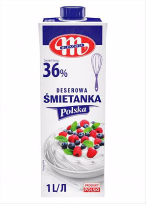 Obrazek ŚMIETANA UHT 36% 1L. MLEKOVITA 