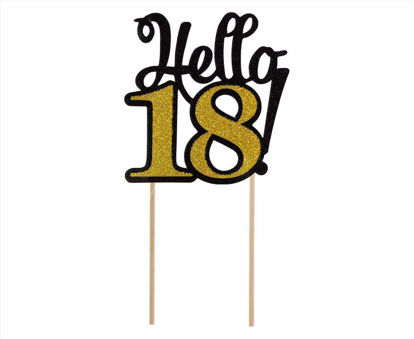 Obrazek DEK .PAPIEROWA TOPPER " HELLO 18" PF-DP18 GODAN