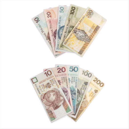 Obrazek DEK.CUKR. BANKNOTY PLN MIX 10SZT 020599 PJ 