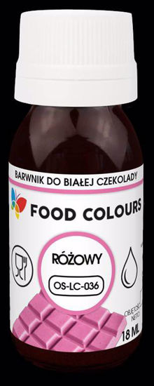 Obrazek BARWNIK DO CZEKOLADY PINK OS-LC-036 18ML FOOD COLOURS